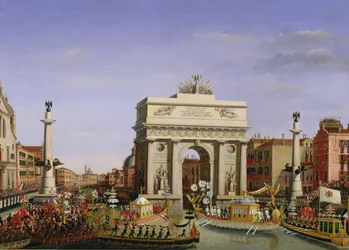 Entrada de Napoleón I (1769-1821) en Venecia, 1807